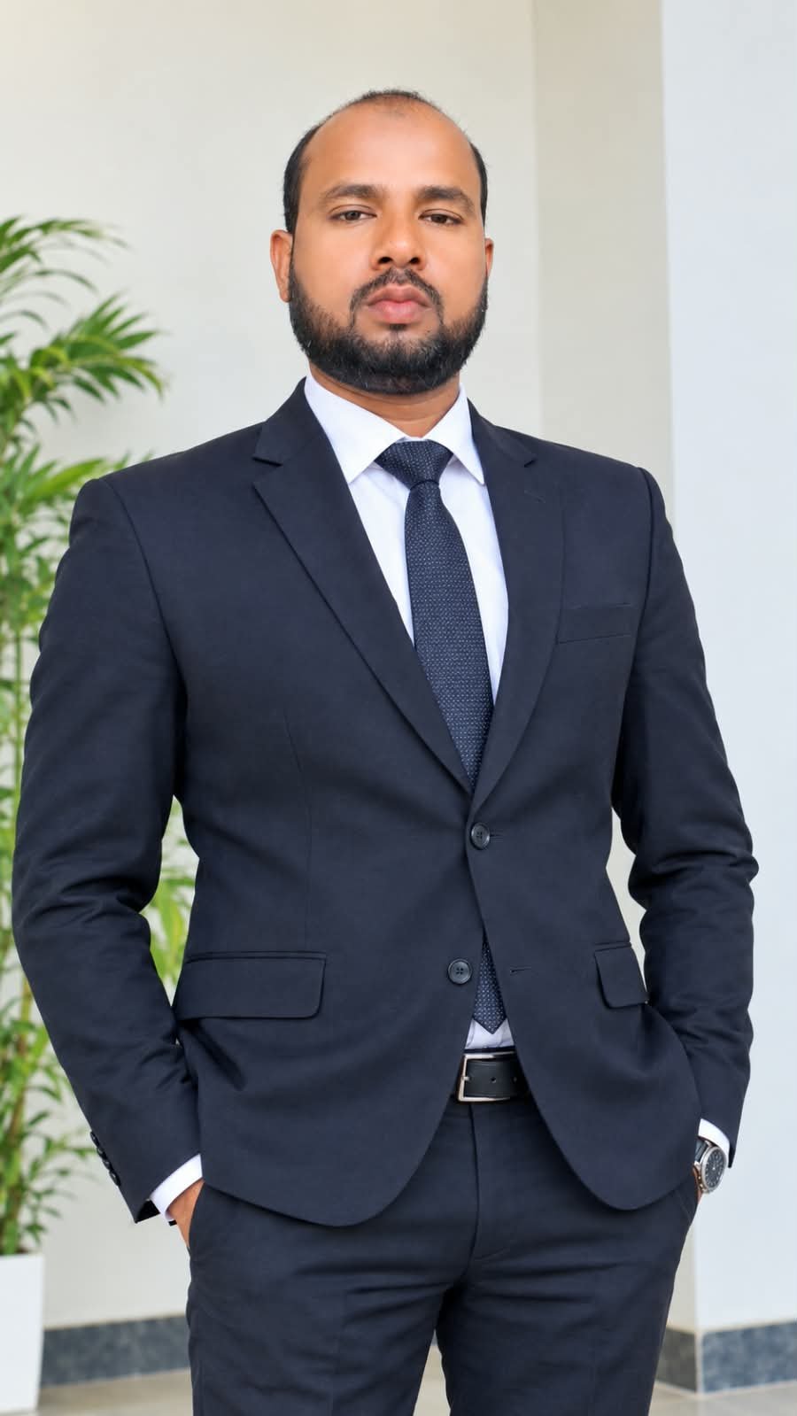 MD Minhaj Alam, owner of Bharat Traders in Araria